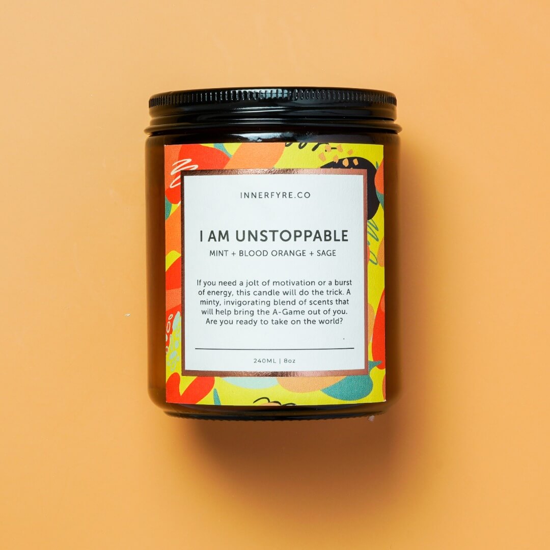 I AM UNSTOPPABLE Affirmation Scented Candle